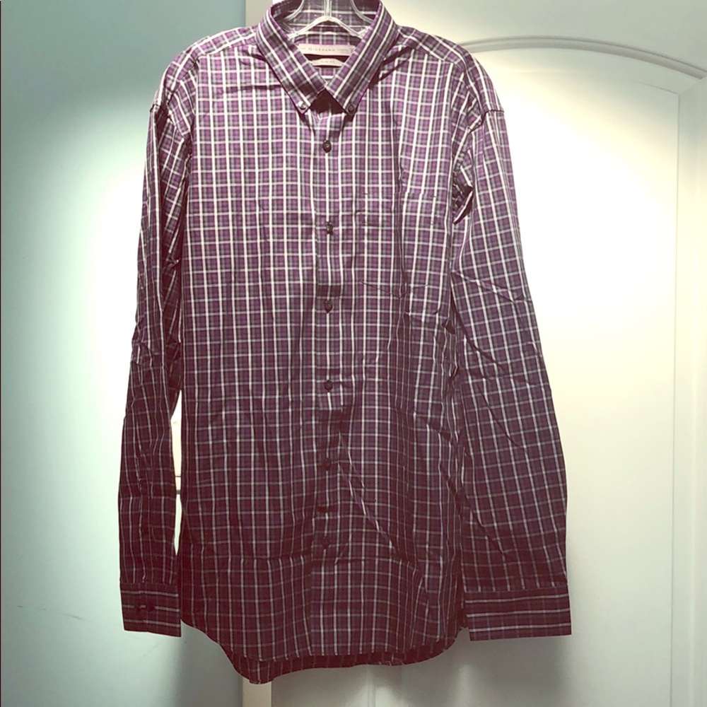 Giordano checkered button down shirt sz XXL